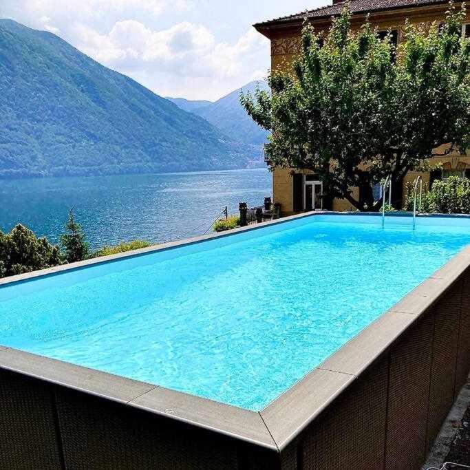 Villa Peroni Lake Como Classic With Swimming Pool Argegno Exterior foto